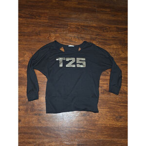 Black Focus T25 Beachbody shirt size medium
